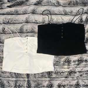 Cami Set. One Black, One White